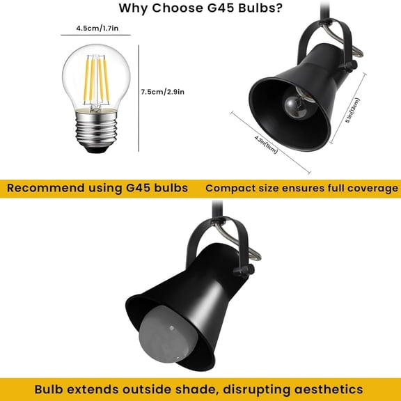 Industrial Mini Track Lighting Ceiling Light, Black Spot Lights Indoor with Multi-Directional Adjustable Light Head, Ceiling Mount Spotlight for Bedroom Living Room Hallway Kitchen(2 Pack)