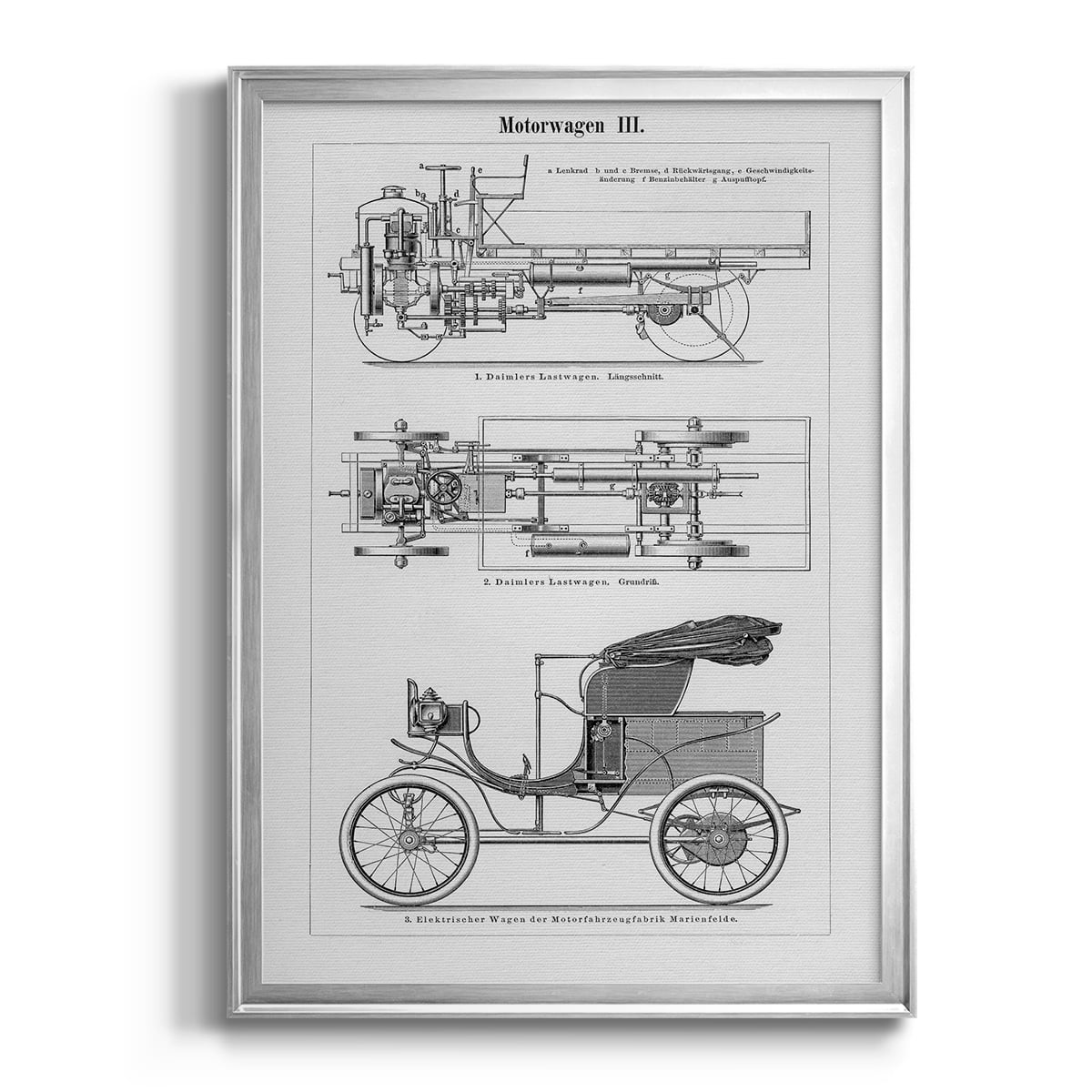 Industrial Motorcar Premium Classic Framed Print - Ready to Hang