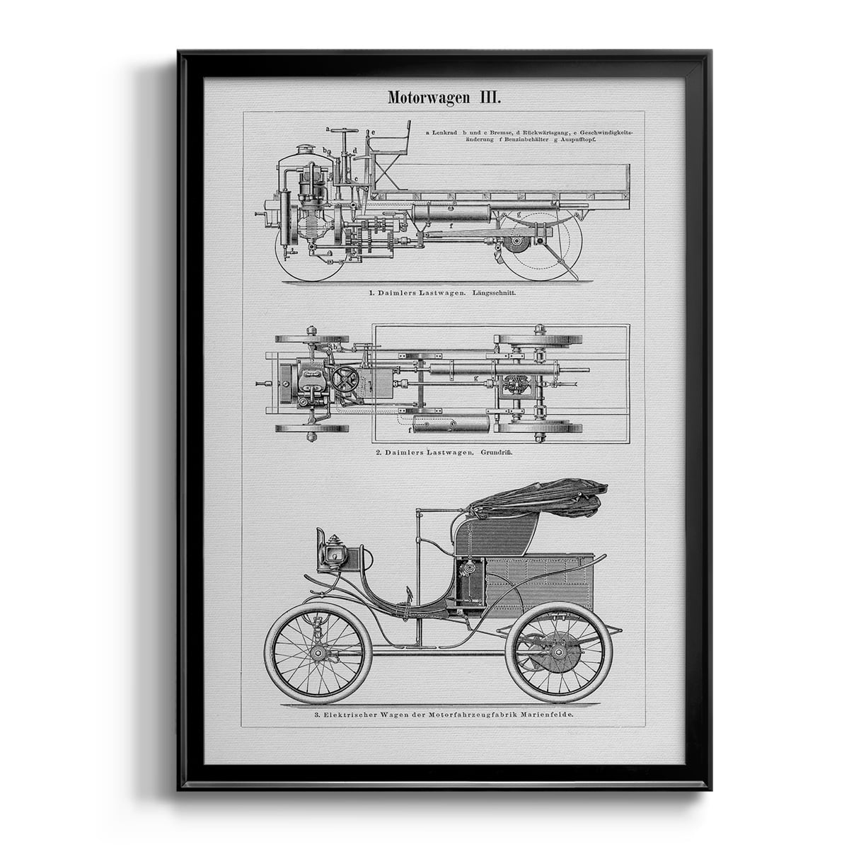Industrial Motorcar Premium Classic Framed Print - Ready to Hang