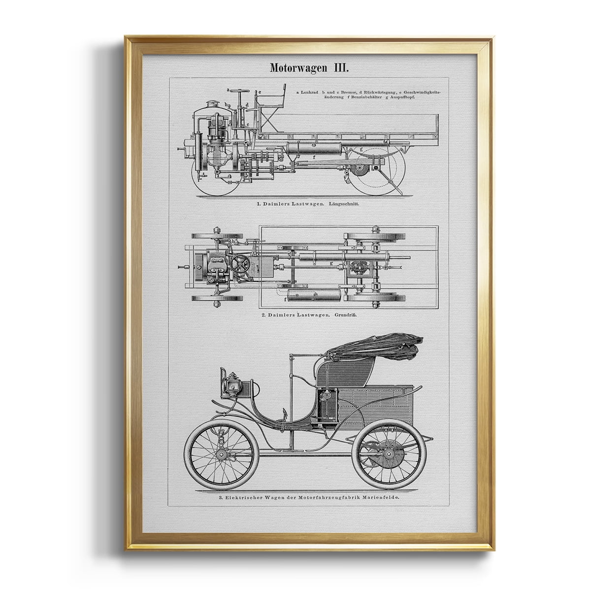 Industrial Motorcar Premium Classic Framed Print - Ready to Hang