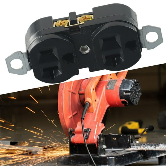 Industrial Outlet 20A 125V Double Industrial Plug E-09 Generator Socket In Wall