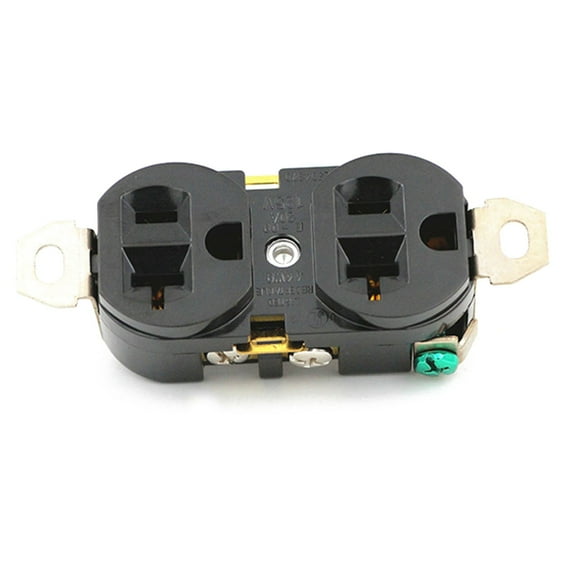 Industrial Outlet 20A 125V Double Industrial Plug E-09 Generator Socket in Wall