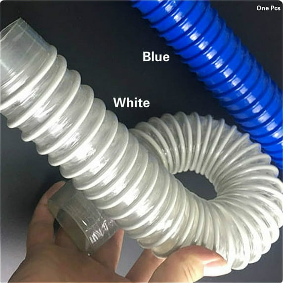 Industrial PVC Flexible Ducting Hose Corrugated Ducts 40-200mm*1m Ventilation Duct Hose For Woodworking Fume & Dust Extraction