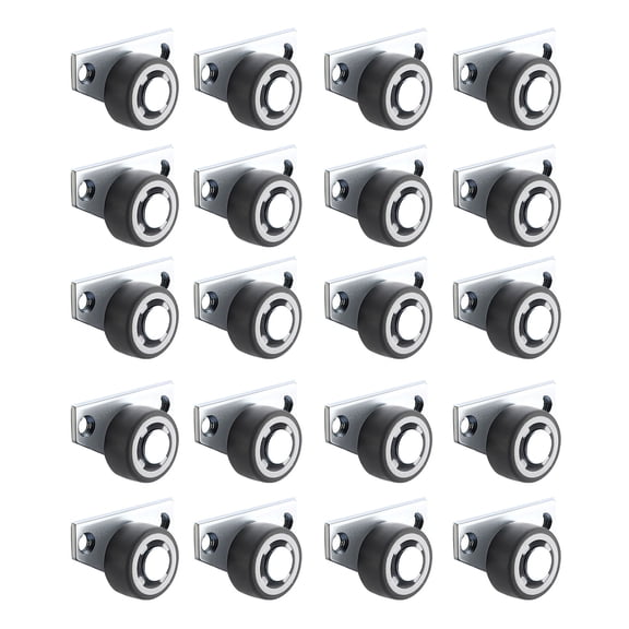 Industrial Patio Door Rolling Hardware Heavy Duty Door Roller Rubber Sliding Door Steel Rollers Height Adjustment Wheel