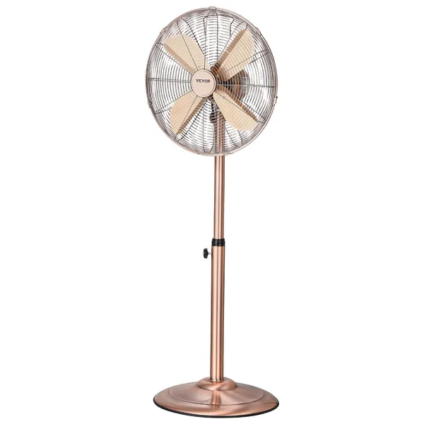 Industrial Pedestal Fan 16 Inch 75 Degree Oscillating Height Adjustable ...