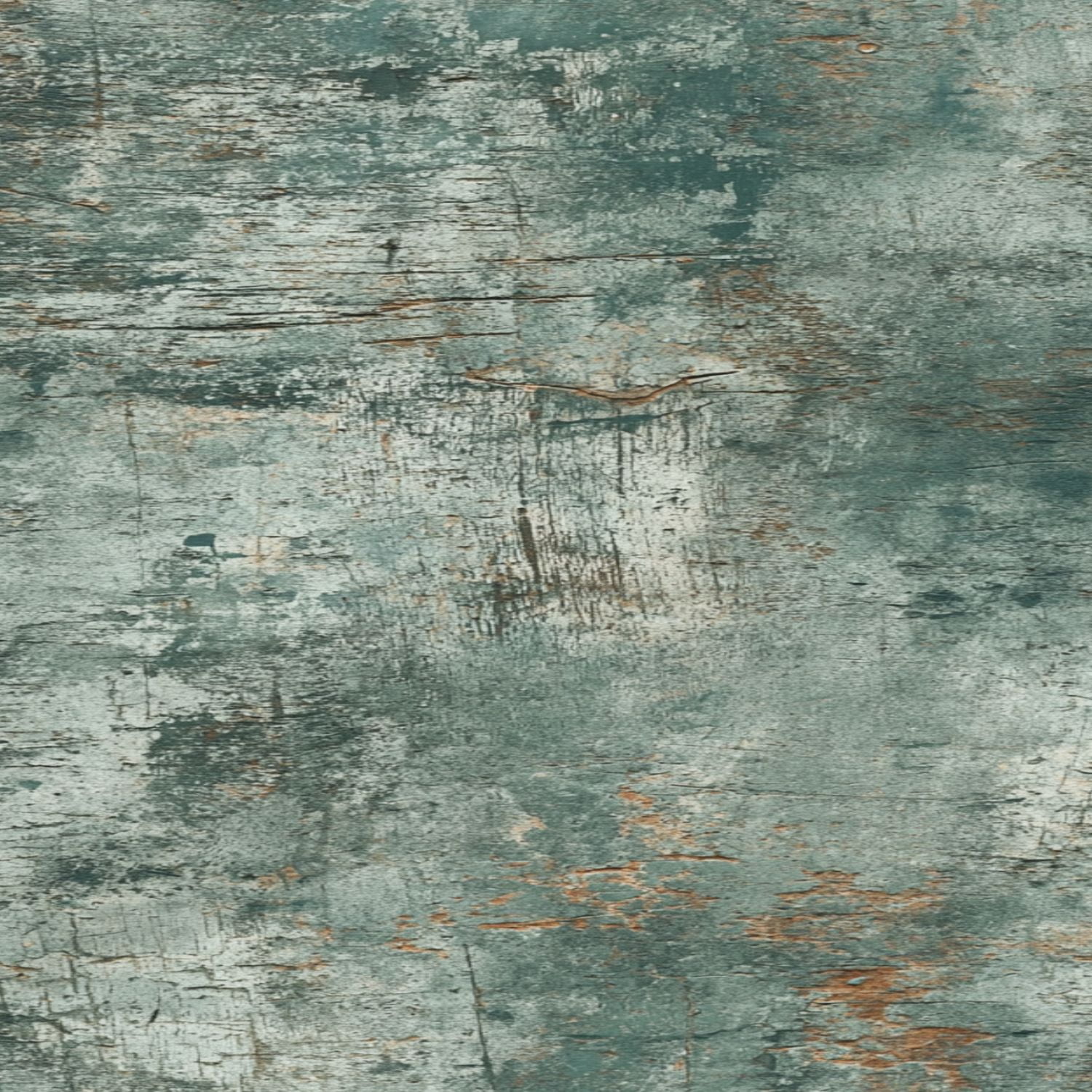 Industrial Peel and Stick Wallpaper 23.6in x 9.8ft Abstract Grunge Texture Teal Copper Tones Rustic Contact Paper Vinyl Waterproof Self Adhesive Wall Paper for Bedroom Shelf Cabinet Renter Friendly