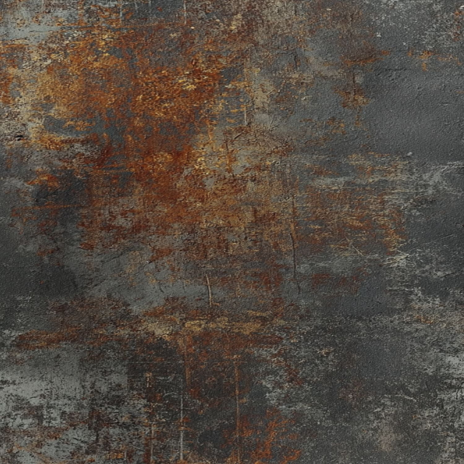 Rusty Pape Industrial Peel and Stick Wallpaper 23.6in x 9.8ft Rusty Metal Texture ...