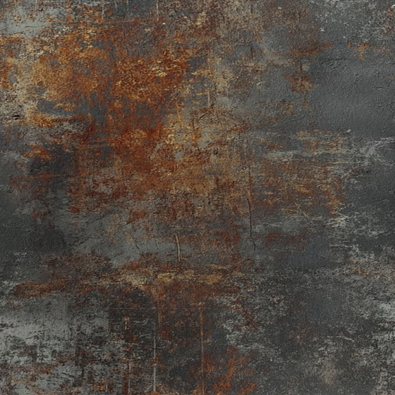 Industrial Peel and Stick Wallpaper 23.6in x 9.8ft Rusty Metal Texture Weathered Industrial Grunge Contact Paper Vinyl Waterproof Self Adhesive Wall Paper for Bedroom Shelf Cabinet Renter Friendly