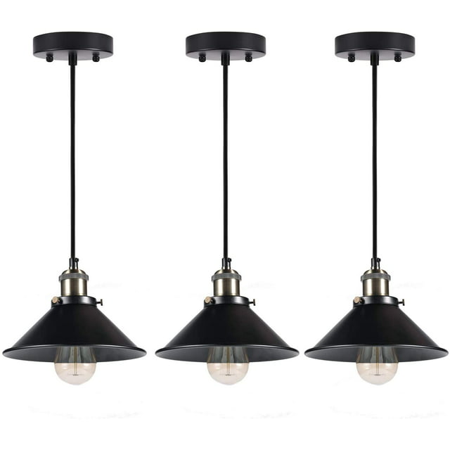 Industrial Pendant Lighting for Kitchen Island, Hanging Light with ...