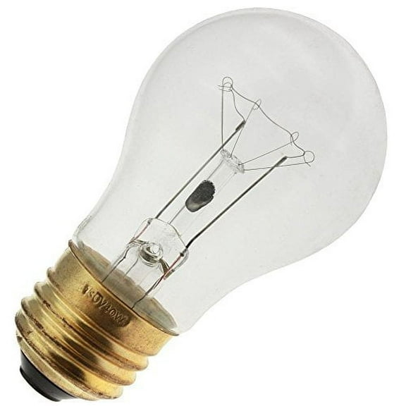 Industrial Performance 40A15/CL 130V, 40 Watt, A15, Medium Screw (E26) Base L...