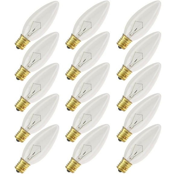 Industrial Performance 40B10/E17/CL 130V, 40 Watt, B10, Intermediate Screw (E17) Base Light Bulb (15 Bulbs)