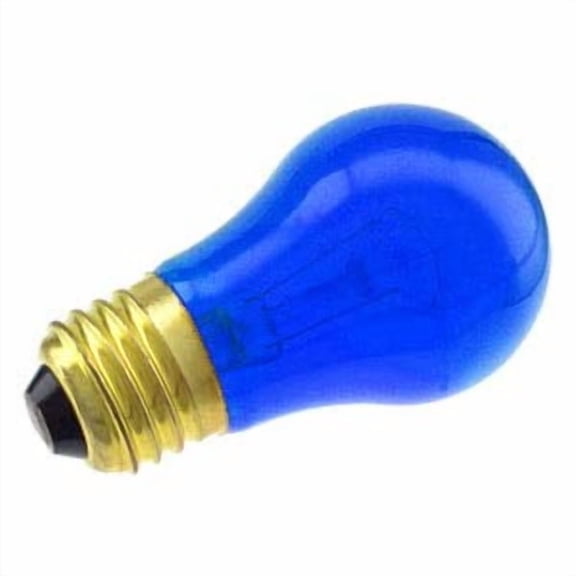 Industrial Performance Decorative/Novelty 25A15/TB, 25 Watt, 130 Volt, Medium Base, Transparent Blue Light Bulb (10 Pack)