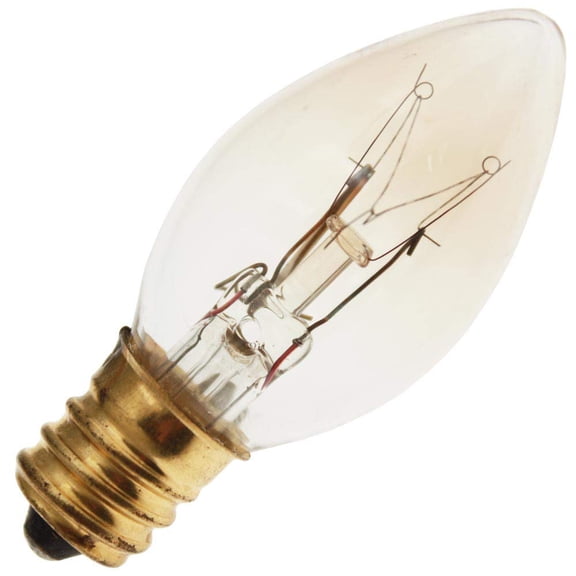 Industrial Performance Decorative/Novelty 7C7/CL-BLINK 120V, 7 Watt, Clear Blinking Twinkle Light Bulb (1 Pack)