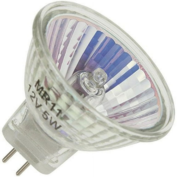 Industrial Performance JCR/M 12V 5W, 5 Watt, MR11, Bi-Pin (G4) Base Light Bul...