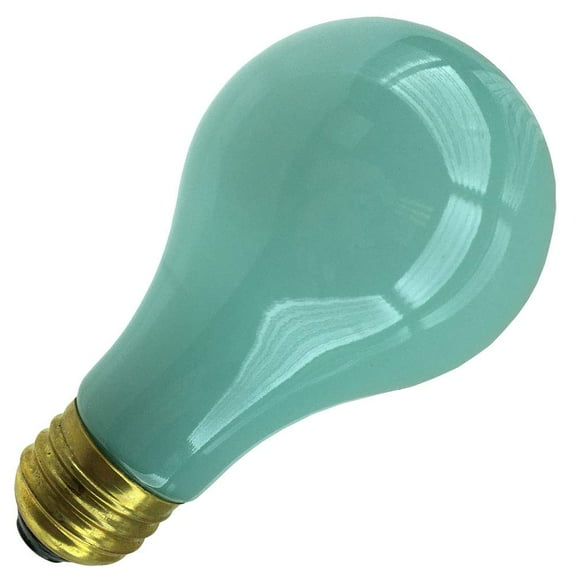 Industrial Performance Specialty/Decorative 75A/G, 75 Watt, 130 Volt, A19, Medium Base, Green Light Bulb