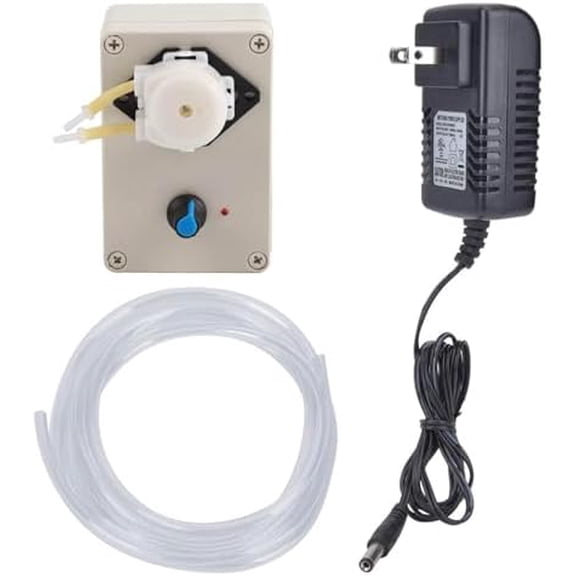 Industrial Peristaltic Liquid Dosing Pump Adjustable Flow Rate 110 to 240V AC Power US Plug$$Plumbing & HVAC