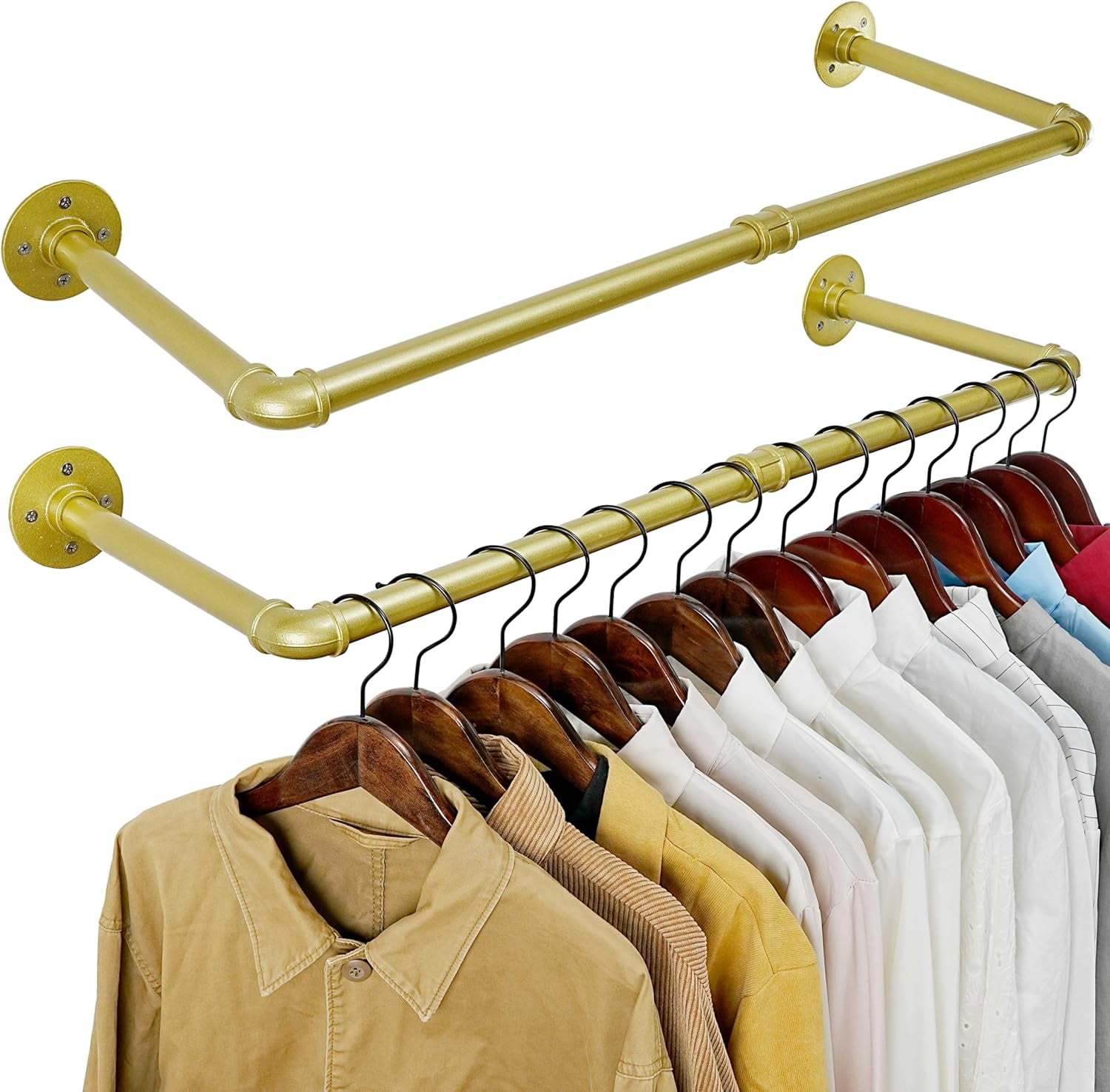 Industrial Pipe Clothing Rack,32