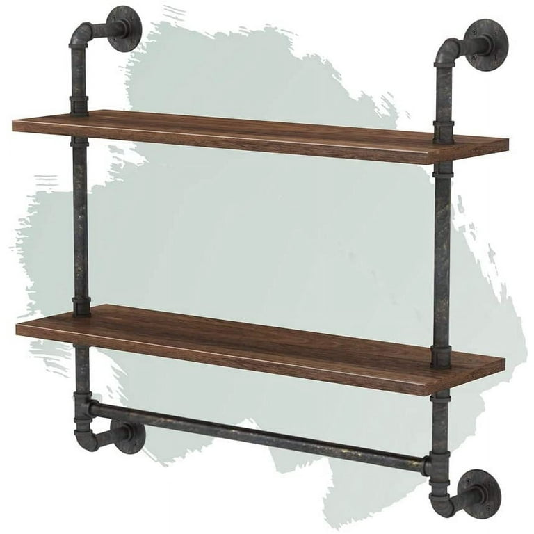 https://i5.walmartimages.com/seo/Industrial-Pipe-Shelving-Wall-Mount-Rustic-Bathroom-Shelves-Towel-Bar-32-inch-Metal-Floating-Shelves-Steampunk-Real-Wood-Book-Shelves-Display-Storage_0776d0cc-b474-4825-a065-edf1ee527641.0e9f981fadfb68de49d095fdeaa9341f.jpeg?odnHeight=768&odnWidth=768&odnBg=FFFFFF