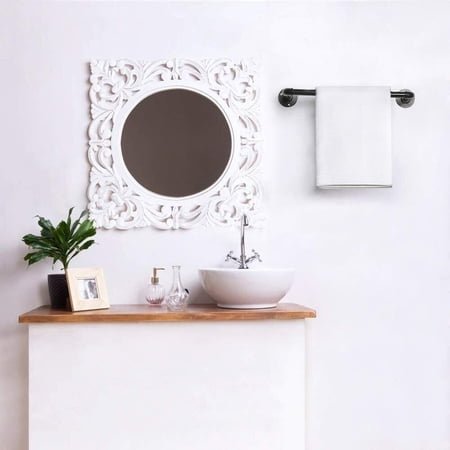 Industrial Pipe Wall Mount Bath Towel RackTowel Bar Bathroom Hardware Accessory