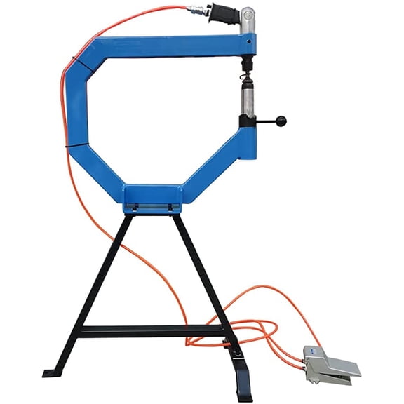 Industrial Pneumatic Planishing Leveling Hammer 875-1350rpm Power Hammer Blacksmithing for Forming Vehicle Sheet Metal Parts, Aluminum, Brass, Stainless Steel 1"/2"/3" Anvil