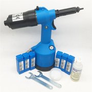 Industrial Pneumatic Riveter, Automatic Rivet Nut Gun Tool Setting Kit, Riveting Metric M3 M4 M5 M6 M8 M10 M12 ,Heavy Duty Build