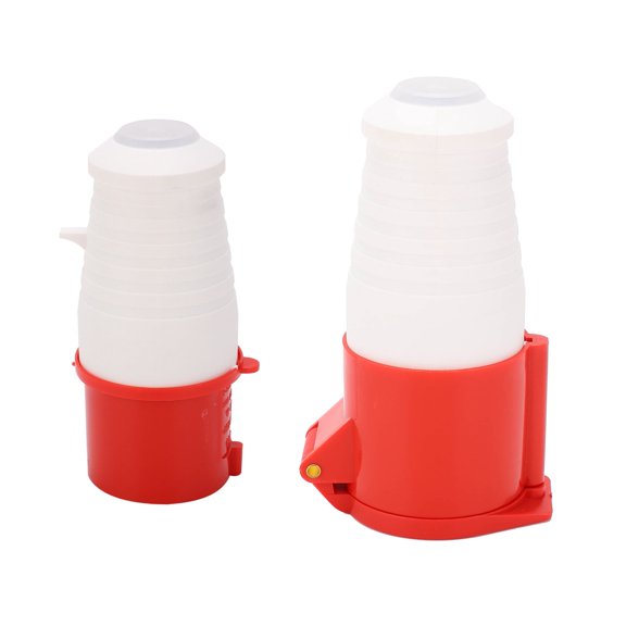 Industrial Power Socket, Industrial Plug Connector 4 Pin 3 Phase Dust Proof Waterproof Socket Set A AC380V 415V, Electronics Cable Connectors