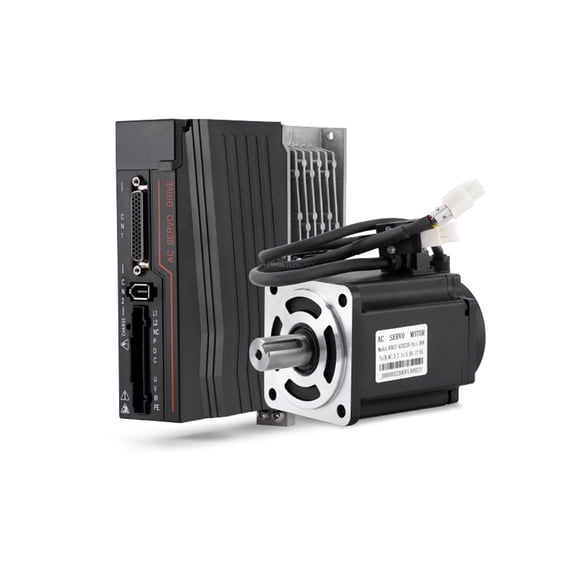 Industrial Precision 1KW Single-Phase AC Servo Motor Controller Set 80ZST-Z1C04025 Model 3.8N.m Torque 2500RPM 24V Brake Voltage ,Easy to Use