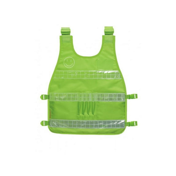 Industrial Premium High Visibility Fluorescent Reflective ANSI Class 2 Safety Vest One Size Fits All