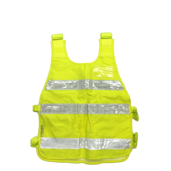 Industrial Premium High Visibility Fluorescent Reflective ANSI Class 2 Safety Vest One Size Fits All