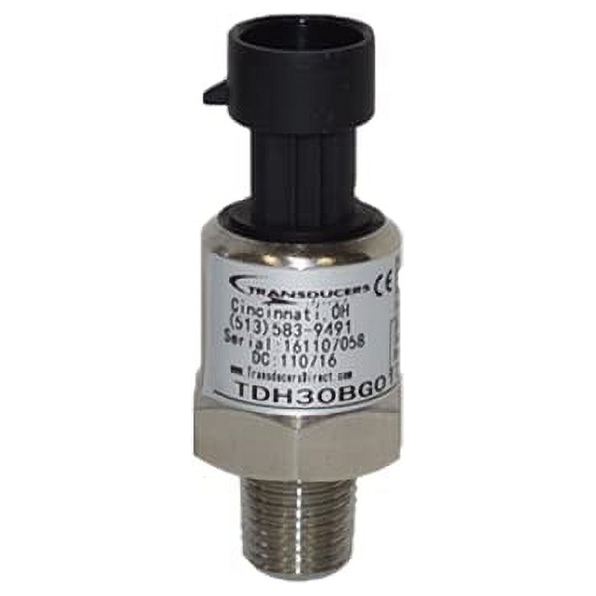 Industrial Pressure Transducer With 1 Meter Cable 250 PSI 1/418