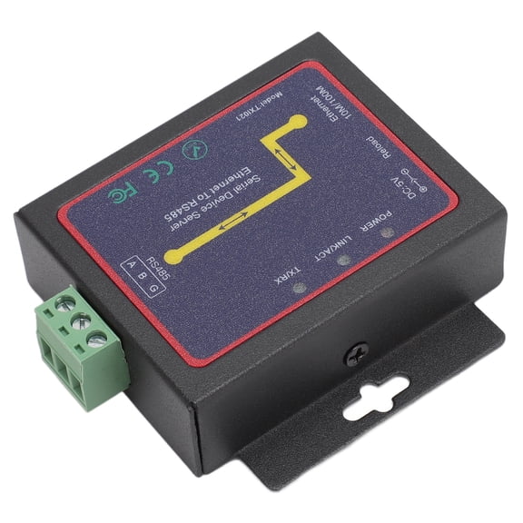 Industrial RJ45 to RS485 Serial Network Adapter TCP RTU Ethernet Converter for Sensors PLC