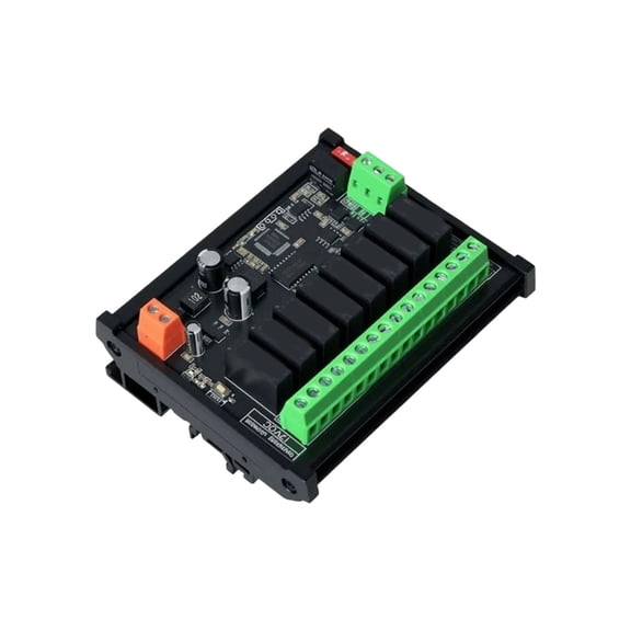 Industrial RS485 Relays Module with Isolated Switching Design and DIN Rail Mount for Cabinet Automation Use
