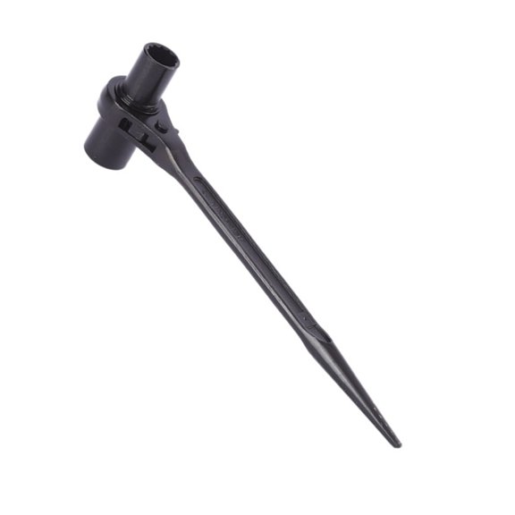 Industrial Ratcheting Socket Wrench Suitable for Automotive Electrical Maintenance Featuring Extended Head and Bidirectional Directional Function