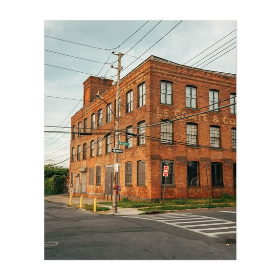 Industrial Red Hook 01 - Brooklyn New York Photography Vintage Architecture Street Photography City Industrial Unframed Wall Art Print 6 x 8 inches