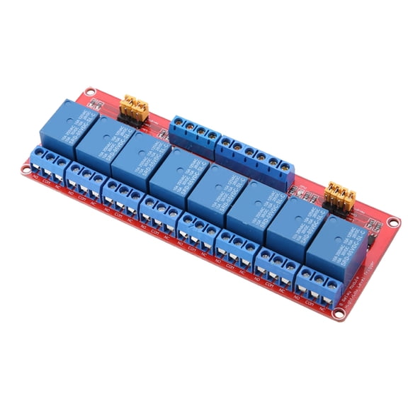 Industrial Relay Board, 8 Channel, Isolated, 5mA Trigger, Reliable Performance