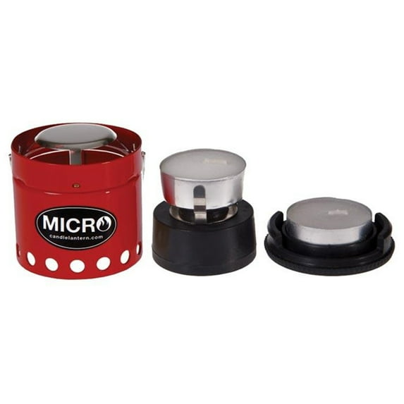 Industrial Revolution Micro Candle Lantern, Red
