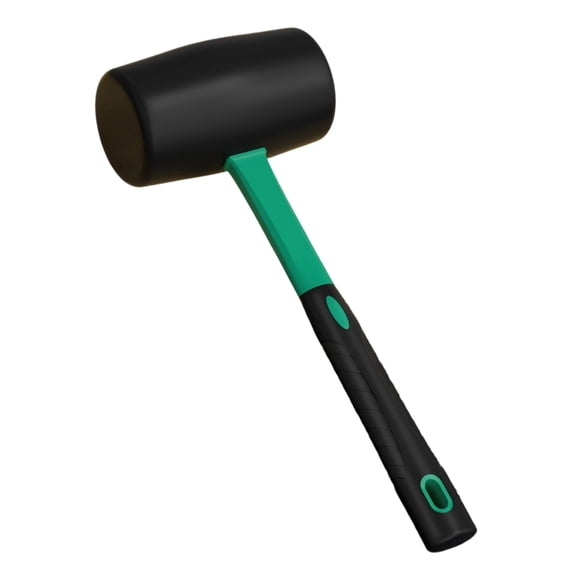 Industrial Rubber Hammer Mallets For Installation Elasticity Shock Absorption Ergonomic Handle Construction Tool