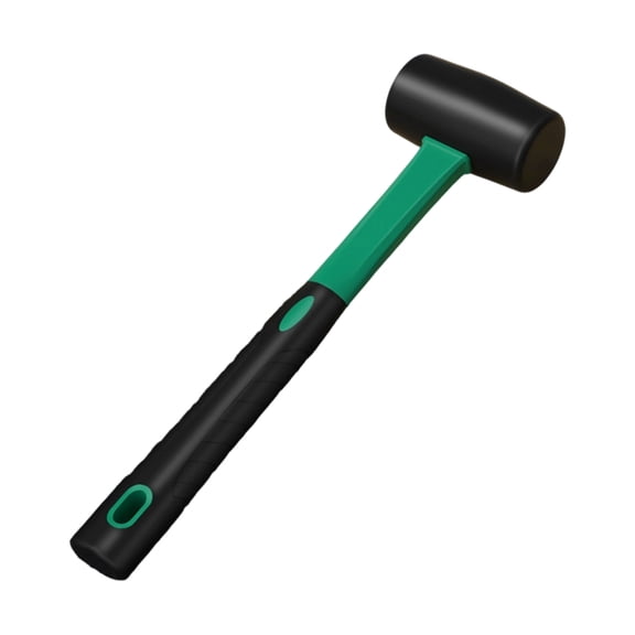 Industrial Rubber Hammer Mallets For Installation Elasticity Shock Absorption Ergonomic Handle Construction Tool