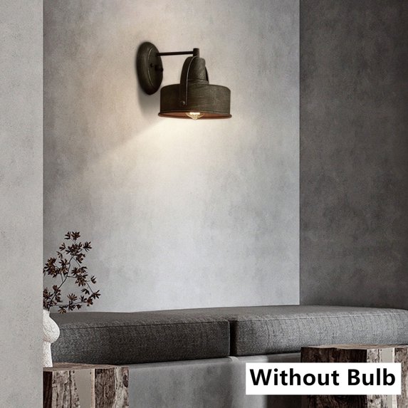 Industrial Rustic Wall Light Porch Garden Sconce Lamp Outdoor Lighting Fixture Without Bulb