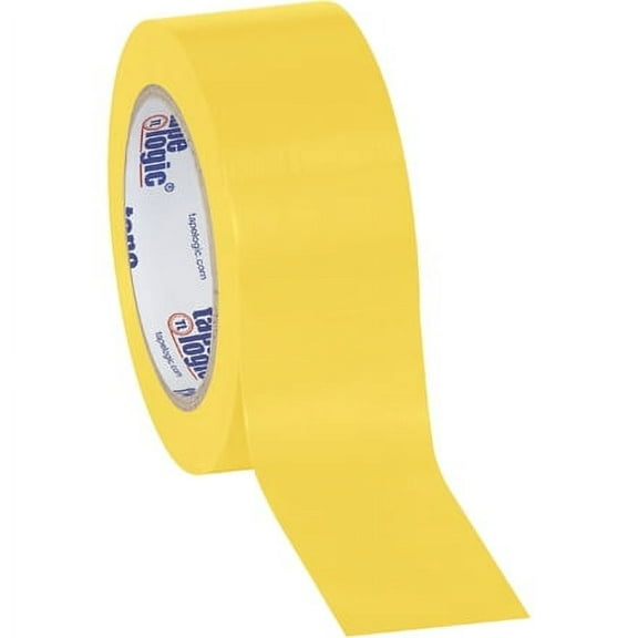 Industrial SSBM Solid Vinyl Safety Tape 6.0 Mil 2" x 36 yds. Yellow 24/Case