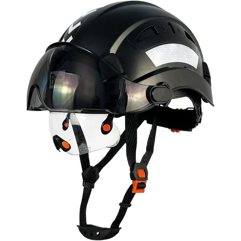 Industrial Safety Helmet with Build-in Visor ABS Hard Hat