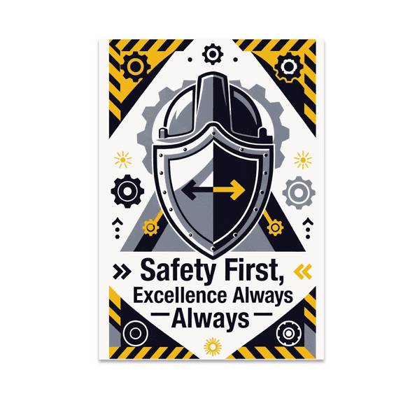 Industrial Safety Poster Art - Workplace Professionals - 13x19 Poster Print