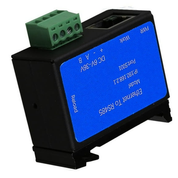 Industrial Serial RS485 to Ethernet Converters Modbus RTU Server Monitors