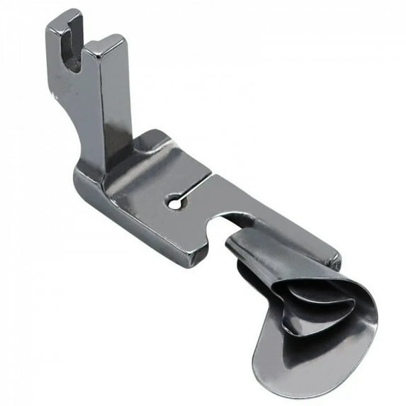 Industrial Sewing Machine Curved Hemming Foot Silk Chiffon Skirt Crimping Presser Foot Hem Pull Tube Presser Foot NEW