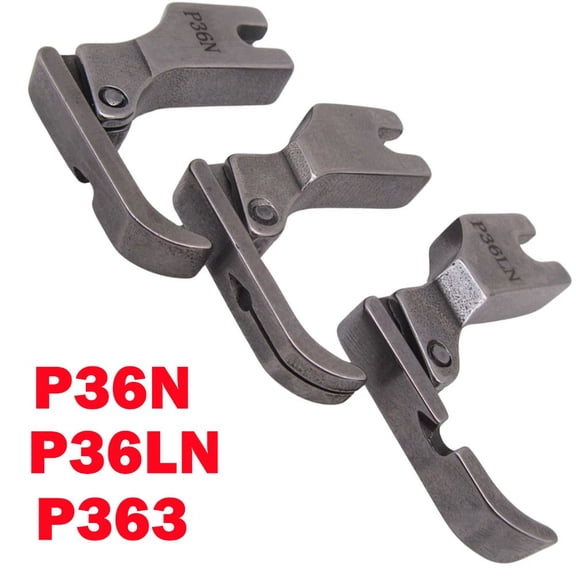 Industrial Sewing Machine Hinged Narrow Left, Right & Center Zipper Foot Set USA