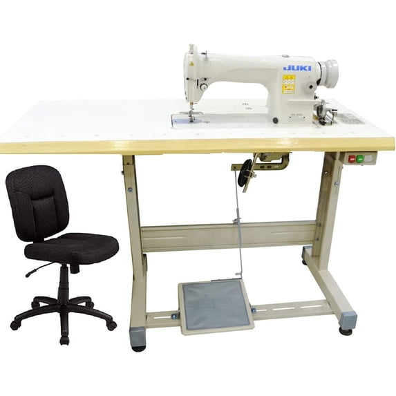 Juki DDL-8700 Lockstitch Industrial Sewing Machine with Ergonomic Chair