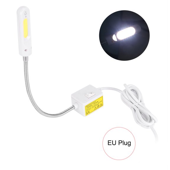 Industrial Sewing Machine Lamp with Touch Dimming Function,   Mount, Energy-Saving, Eye-Protection (EU Plug, 110-240V)