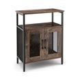 thumbnail image 1 of Industrial Sideboard Buffet Cabinet with Removable Wine Rack-Coffee, 1 of 9