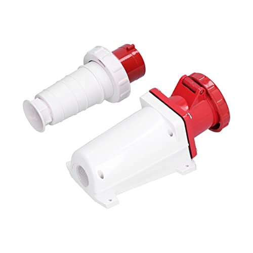 Industrial Socket Plug Connector , Electrical Plugs IP67 3 Phase Power Plug 4Pin 63A 3P+E 380415V$$Tools