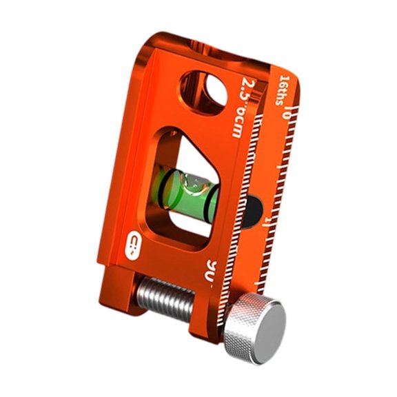 Industrial Spirit Levels Track 2.5inch/6inch/9inch Lightweight Aluminum Double Scale Adjustable Clamps Design